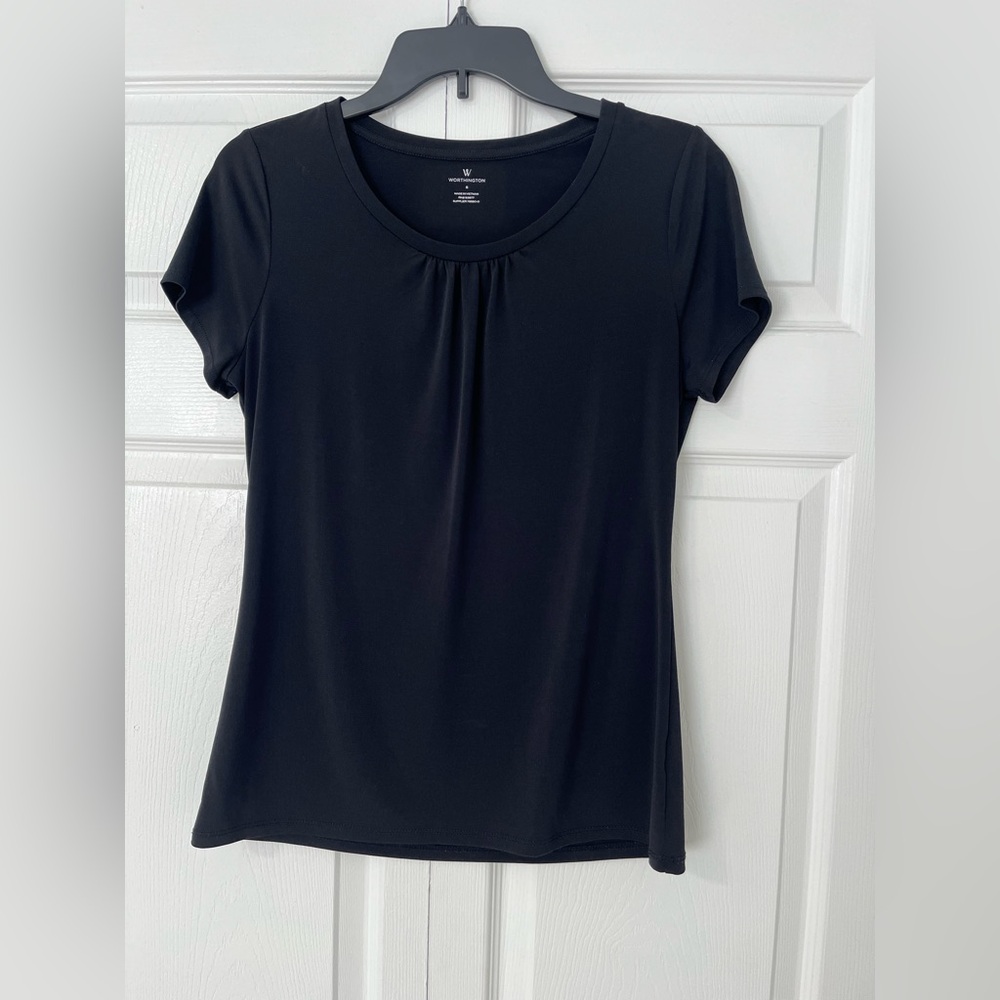 Woman Black Top